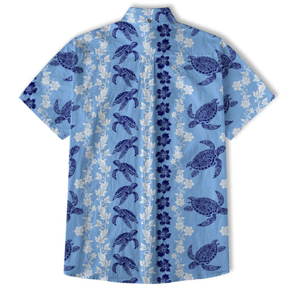Sea Ocean Animals Women's Hawaiian Shirt, Ocean Fish Print