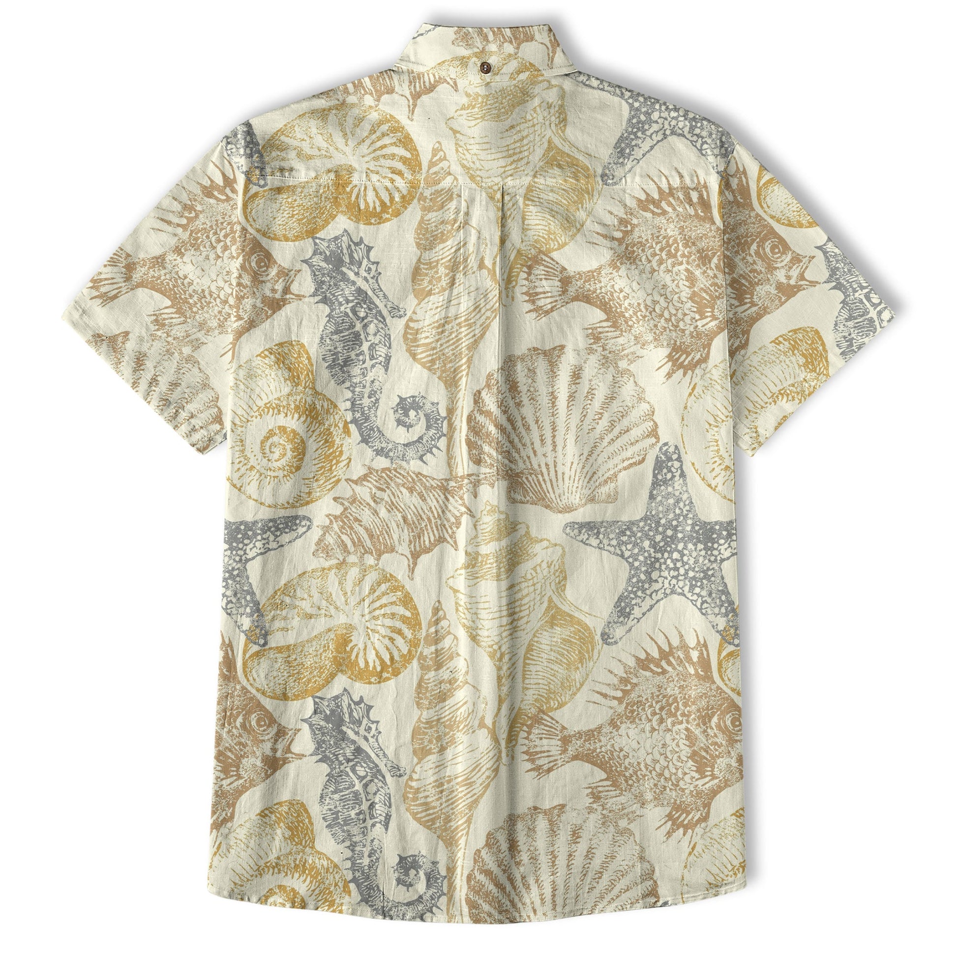 Ocean Animals Women's Hawaiian Shirt, Ocean Aloha Hawaiian Print