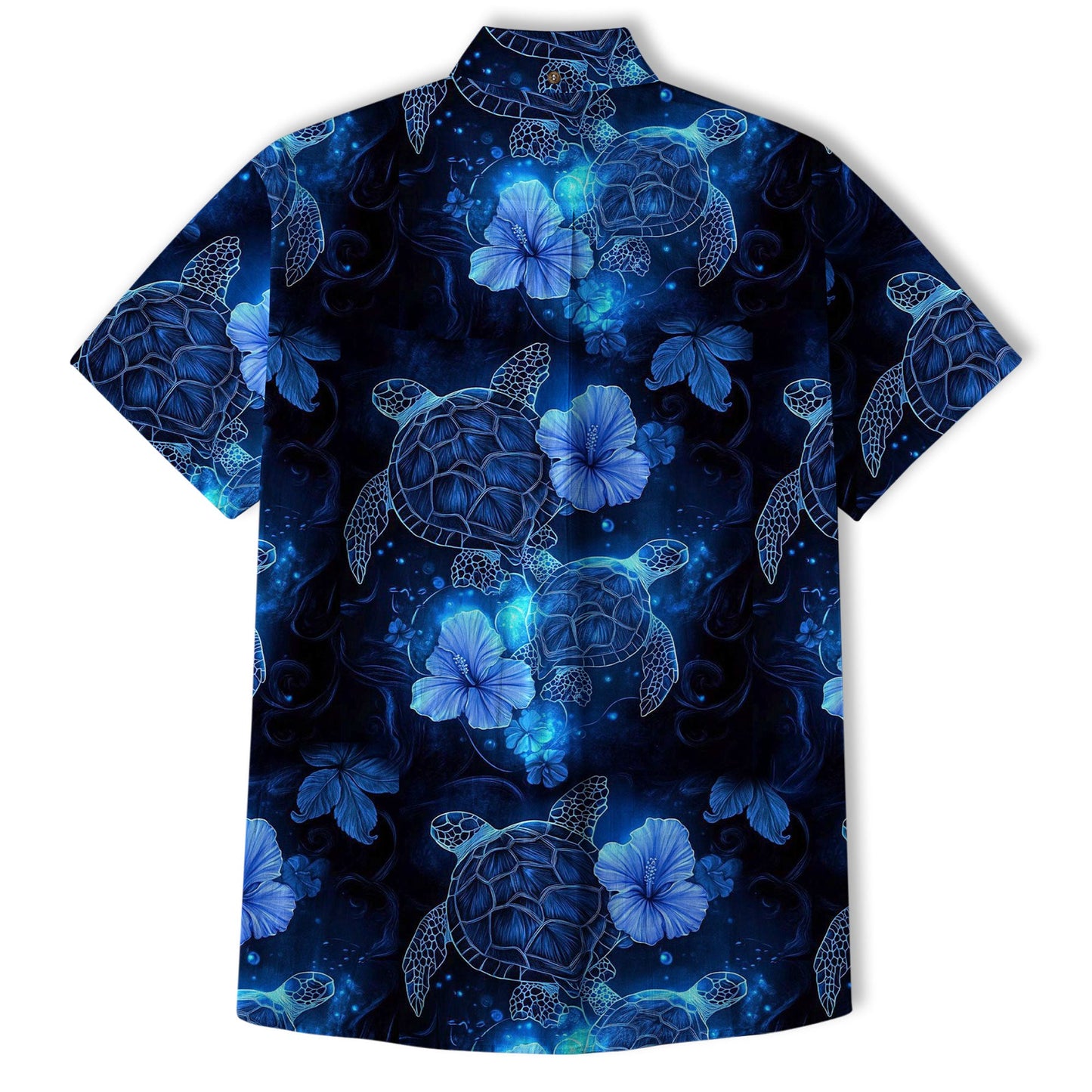 Ocean Animals Hawaiian Button Up Shirt, Sea Hawaii Shirt