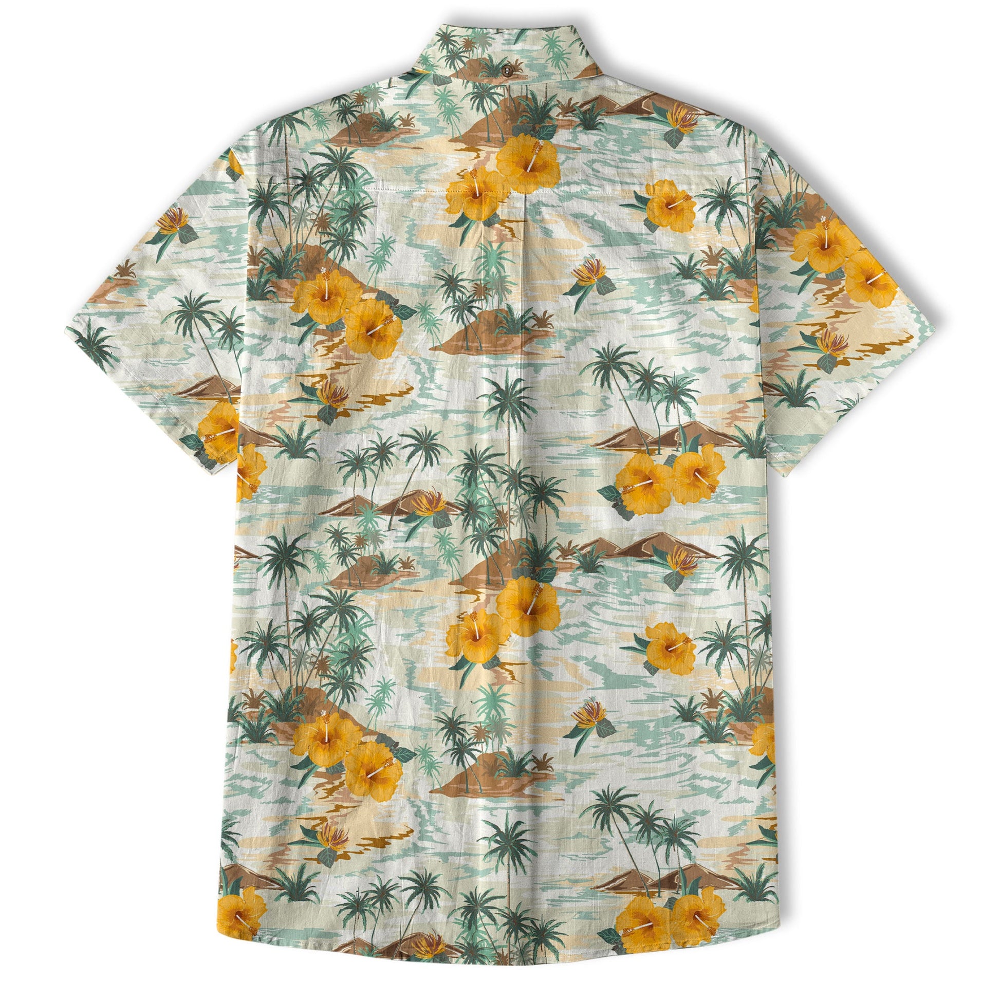 Ocean Animals Hawaiian Button Up Shirt, Sea Hawaii Shirt