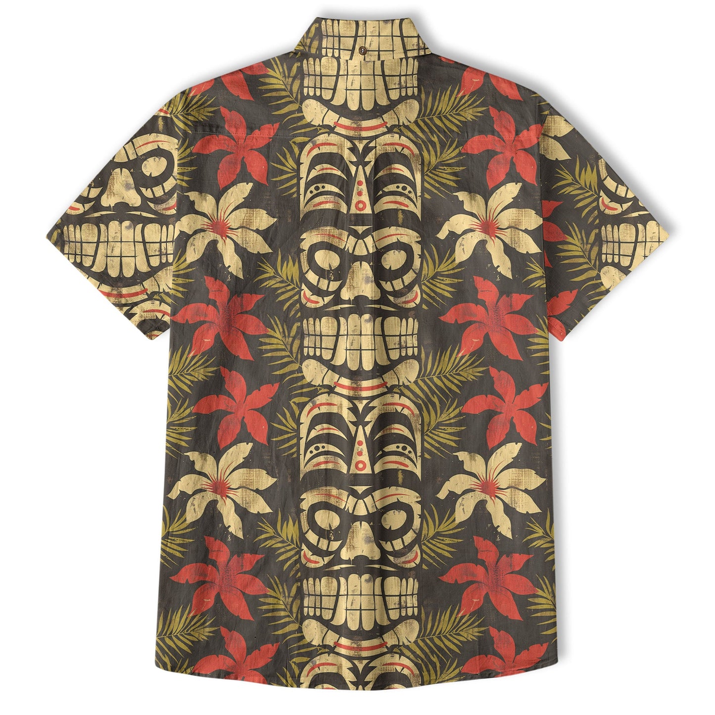Retro Aloha Hibiscus Flowers Hawaii Shirt, Floral Hawaiian Button Down Shirt