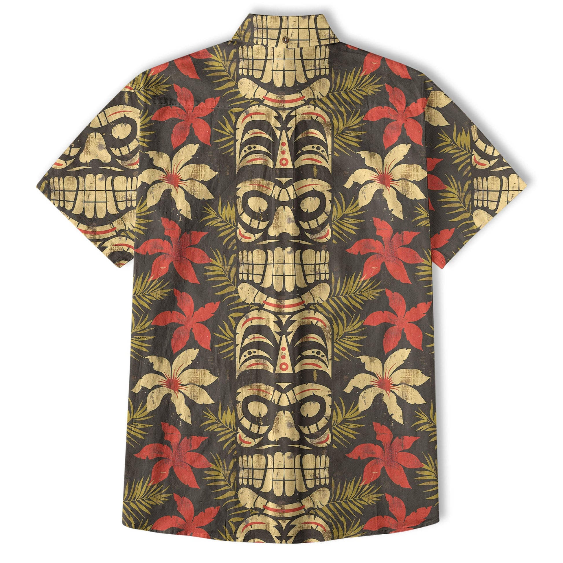 Retro Aloha Hibiscus Flowers Hawaii Shirt, Floral Hawaiian Button Down Shirt