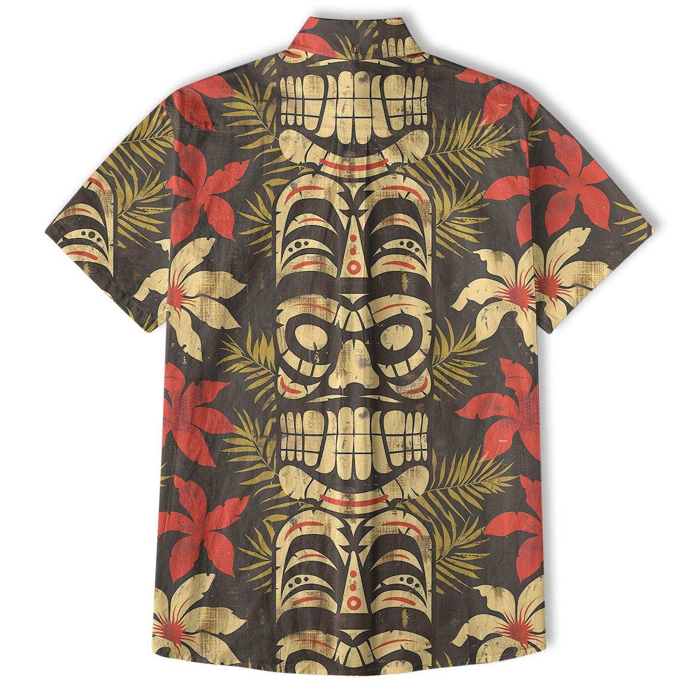 Retro Hibiscus Flowers Aloha Hawaii Shirt, Floral Hawaiian Button Up Shirt