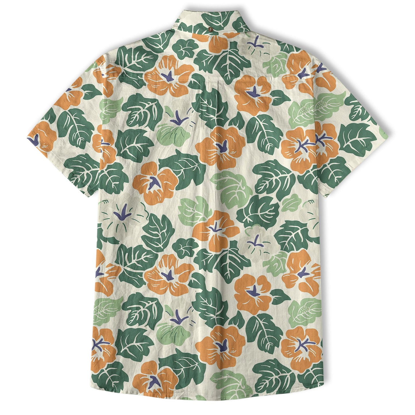 Retro Aloha Flowers Hawaii Shirt, Floral Hawaiian Button Down Shirt