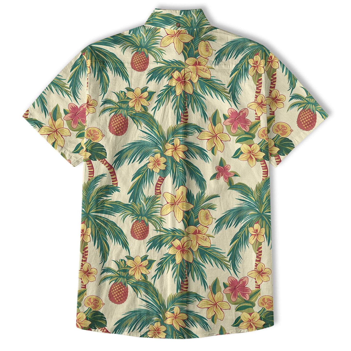 Retro Aloha Flowers Hawaii Shirt, Floral Pattern Hawaiian Shirt