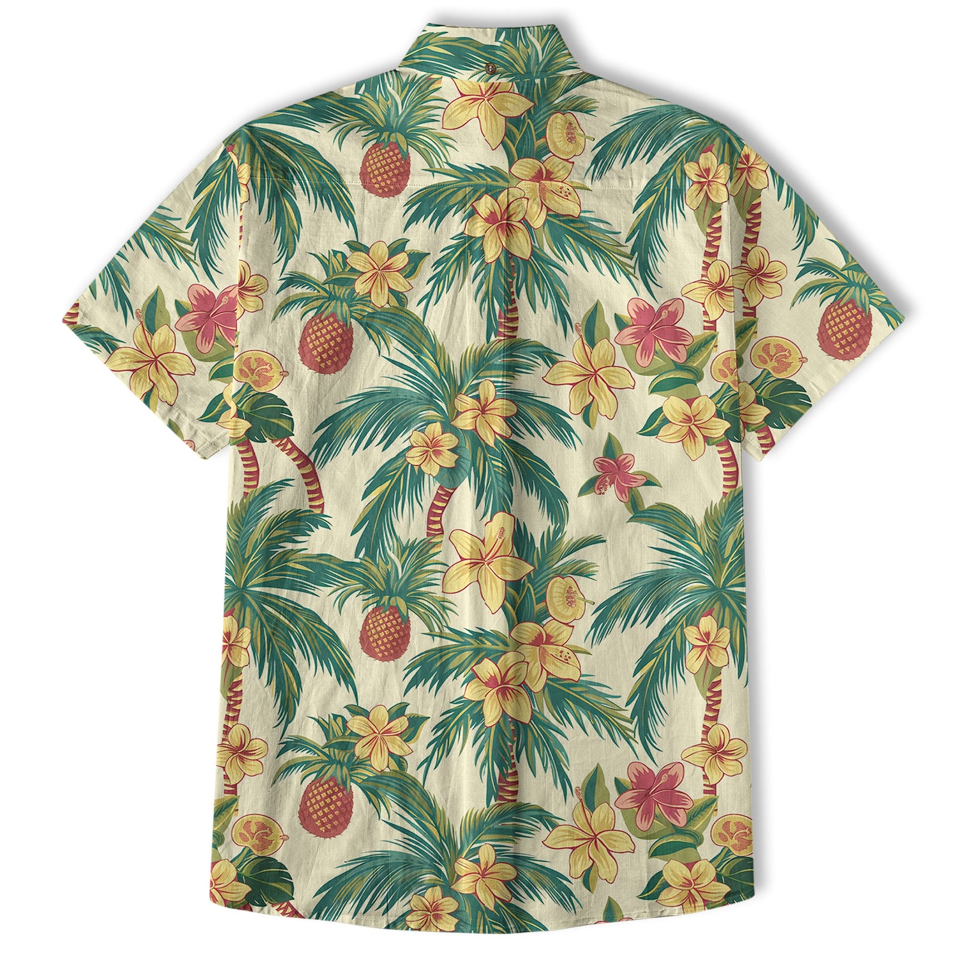 Retro Aloha Flowers Hawaii Shirt, Floral Pattern Hawaiian Shirt