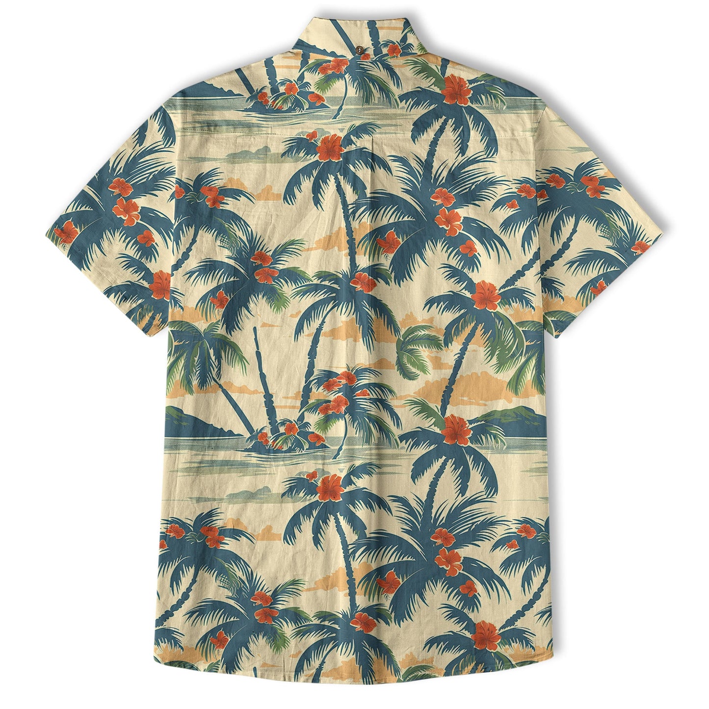 Retro Aloha Flowers Hawaii Shirt, Floral Pattern Hawaiian Shirt
