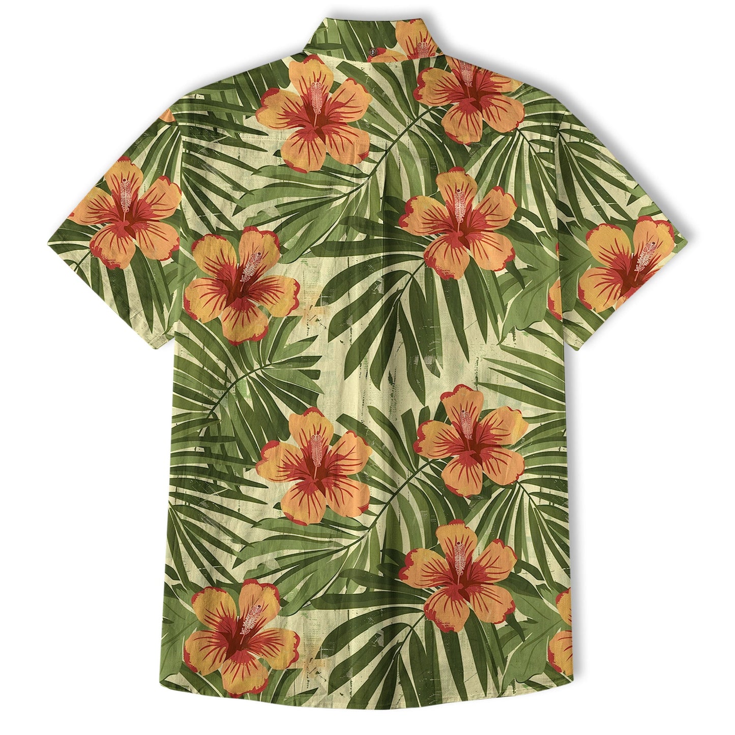 Vintage Aloha Flower Hawaii Shirt, Floral Pattern Hawaiian Shirt for Men