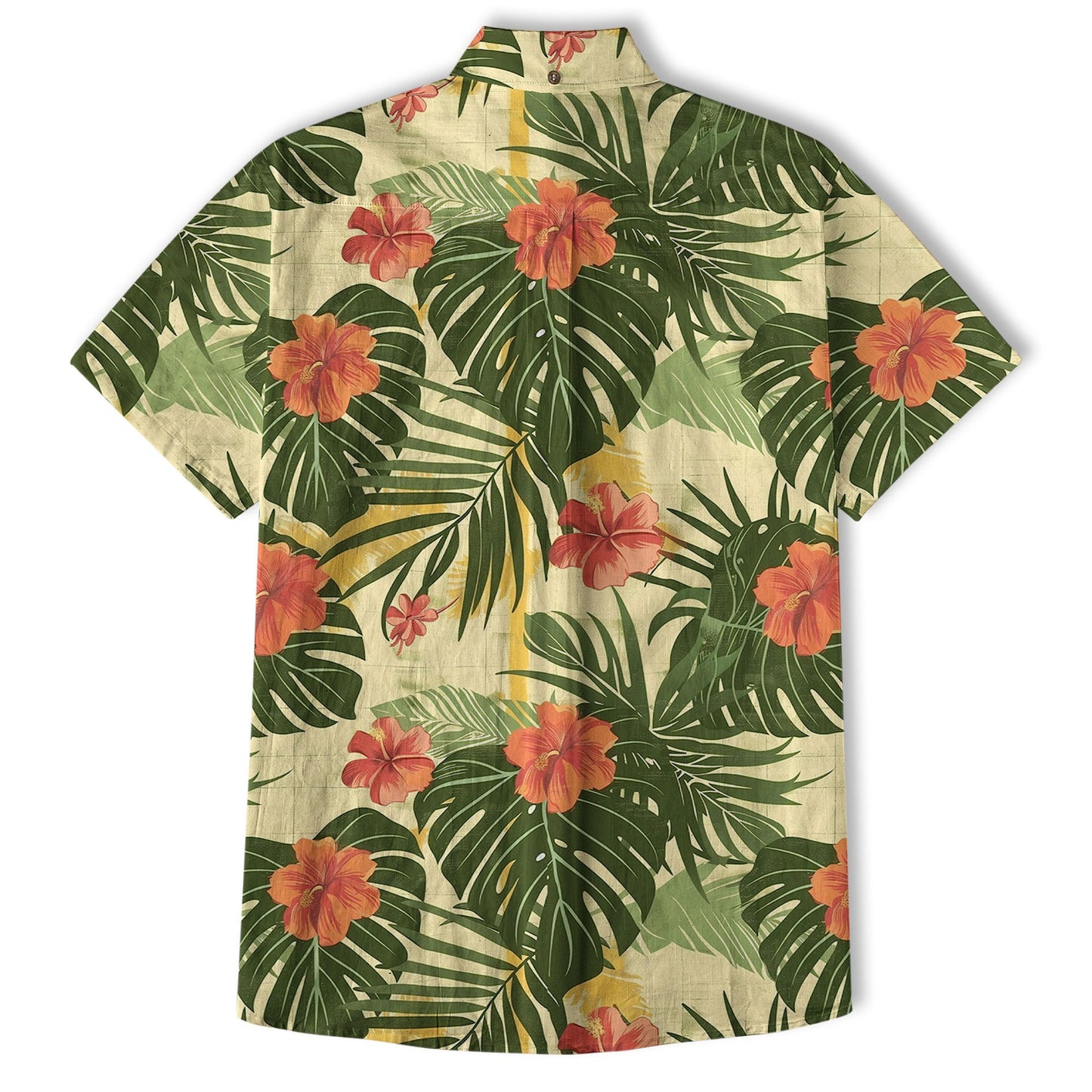 Vintage Aloha Flower Hawaii Shirt, Floral Pattern Hawaiian Shirt for Men