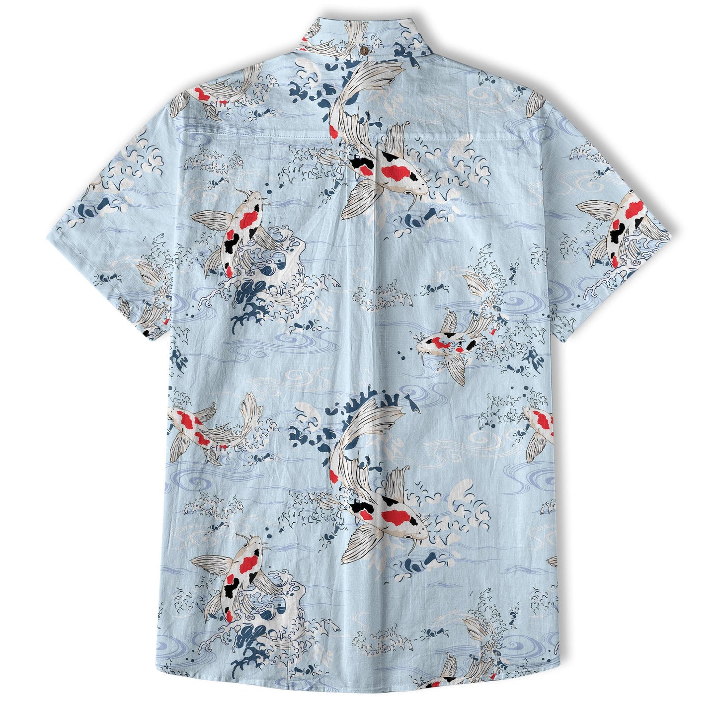 Koi Fish Hawaiian Ocean Shirt, hawaiian vacation drumfish family matching