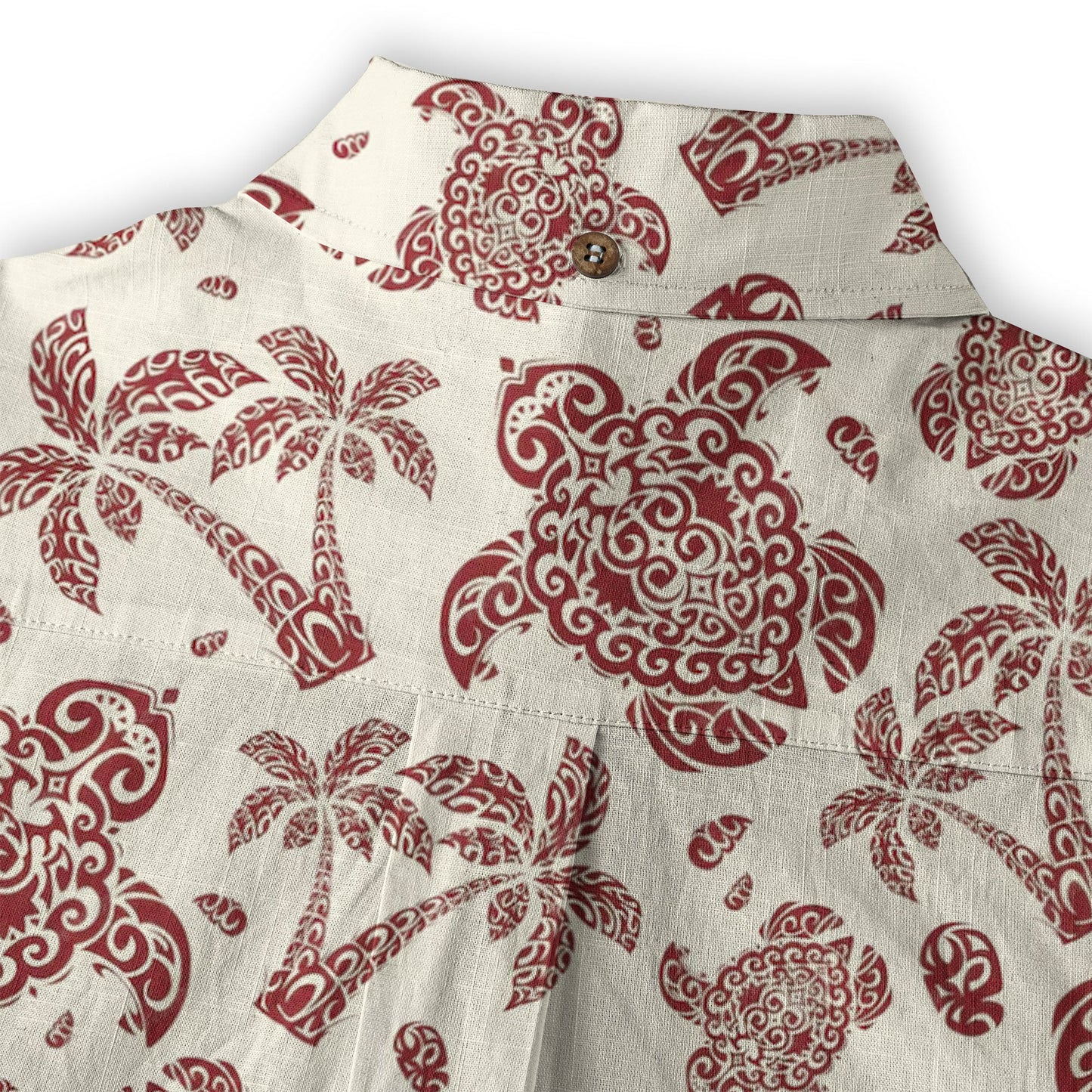 Turtle Beach Summer Button Down Hawaiian Shirt, Hawaii Pattern Shirt