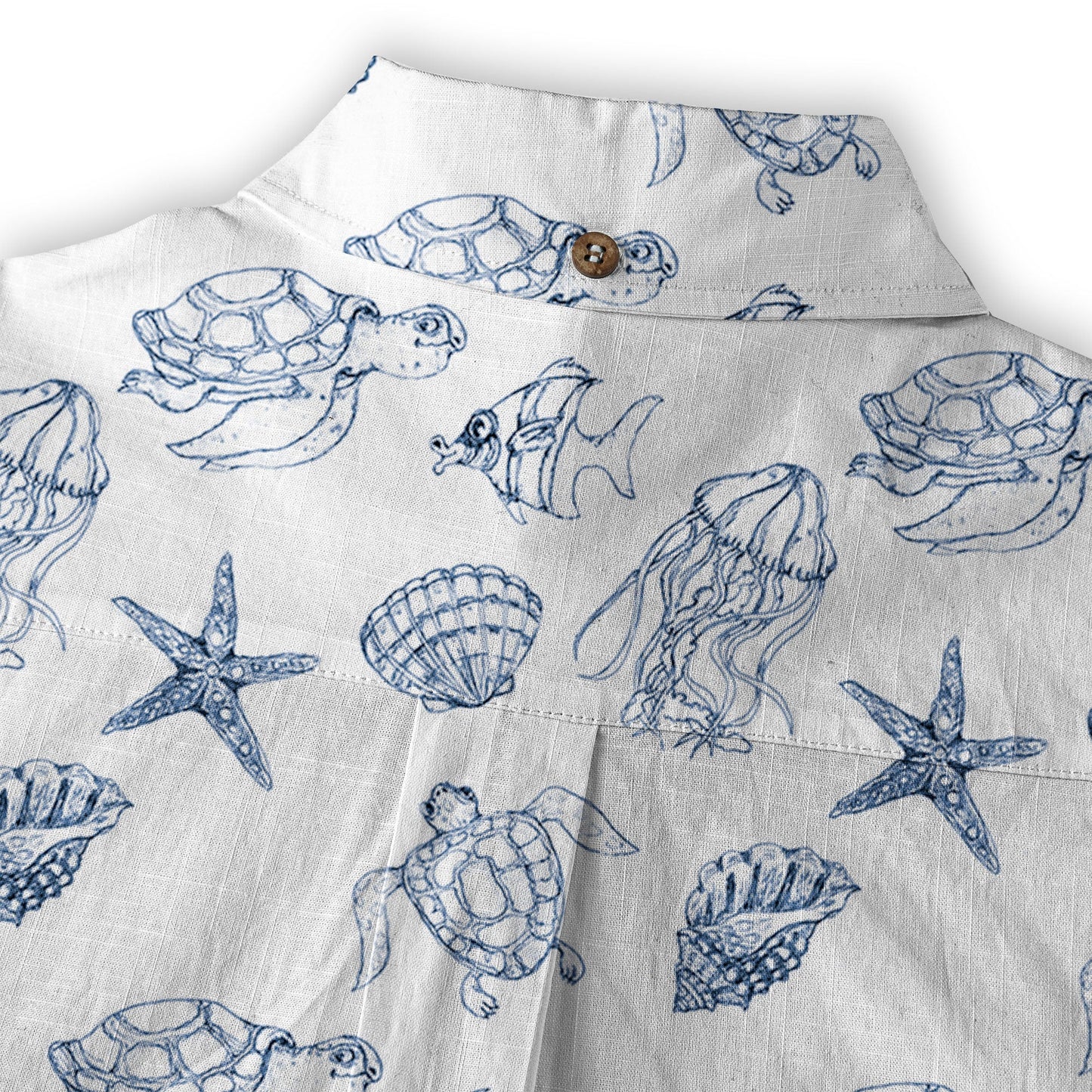 Sea Turtle Hawaiian Shirt, Aloha Summer Beach Button Up Shirt