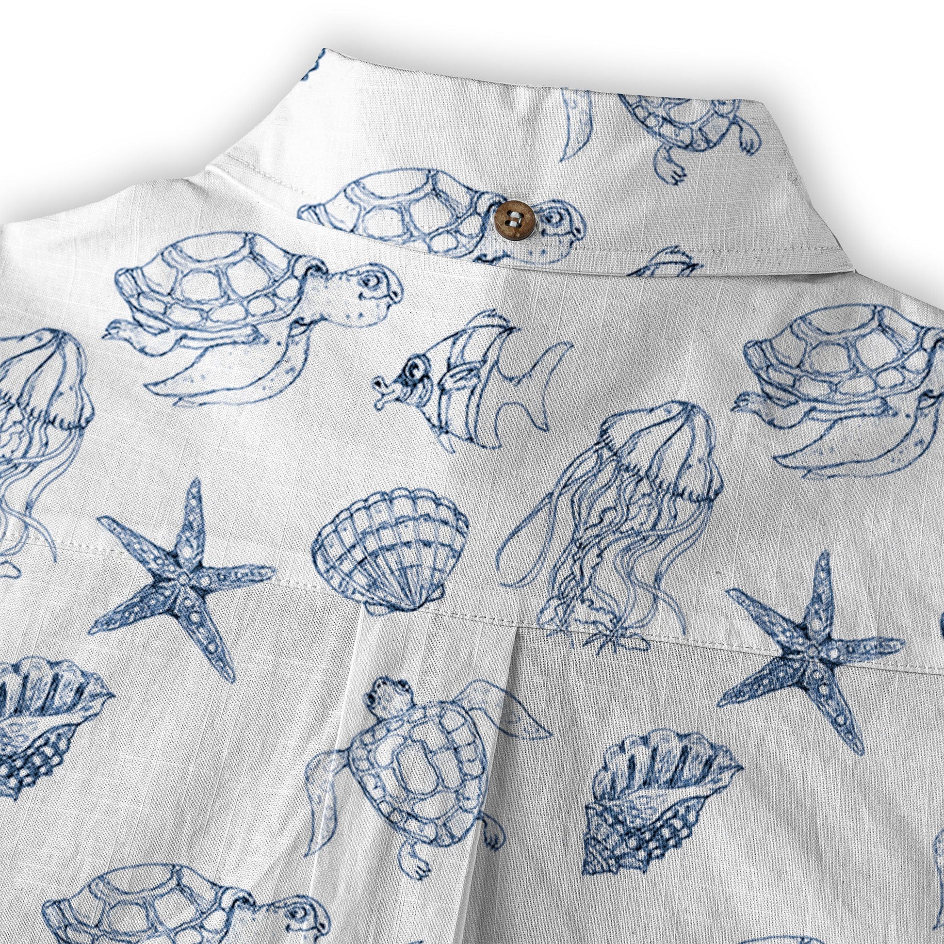 Sea Turtle Hawaiian Shirt, Aloha Summer Beach Button Up Shirt