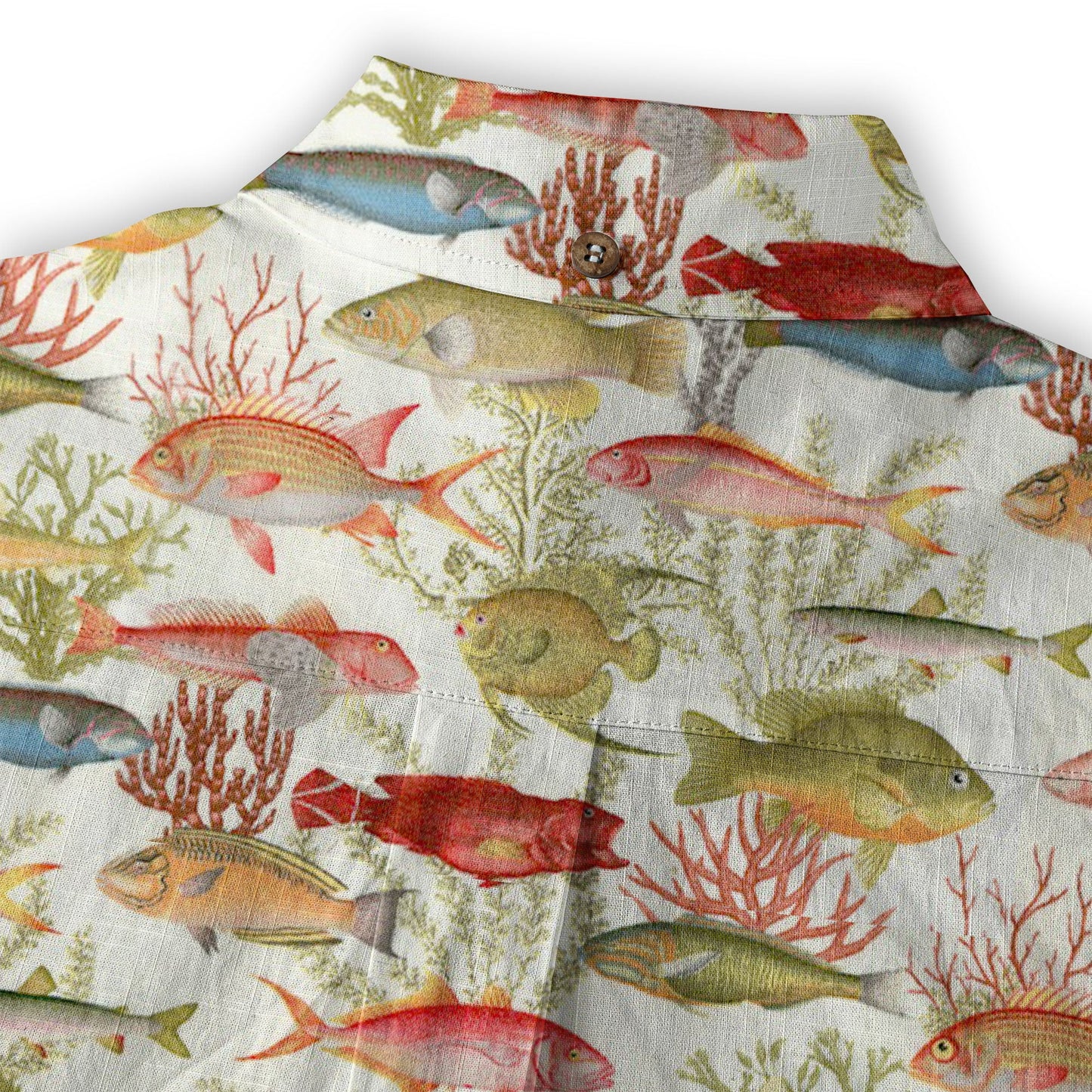 Sea Hawaiian Shirts for Men Women, Sea Animal Aloha Summer Beach Shirt Short Sleeve Button Down