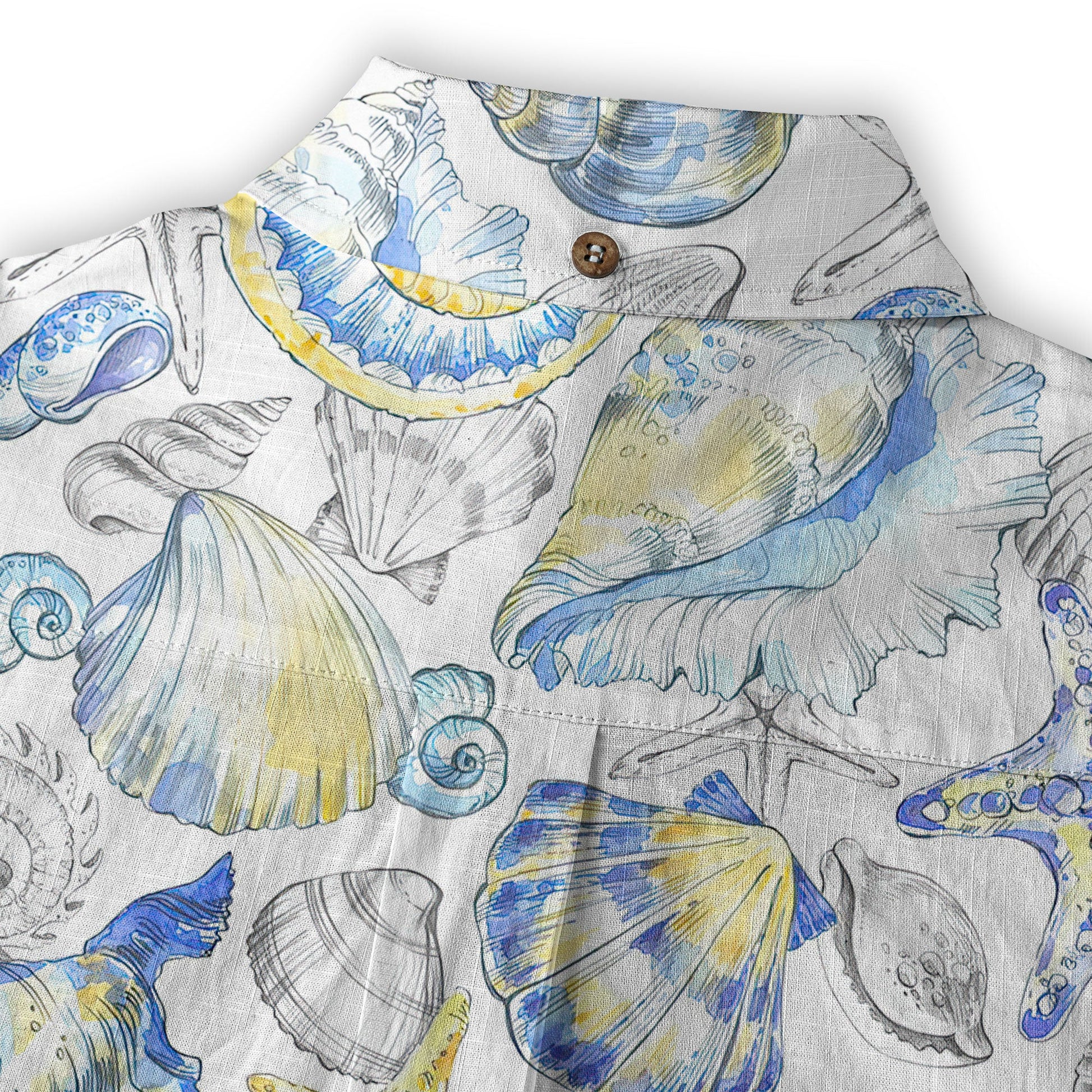 Ocean Animals Women's Hawaiian Shirt, Ocean Aloha Hawaiian Print