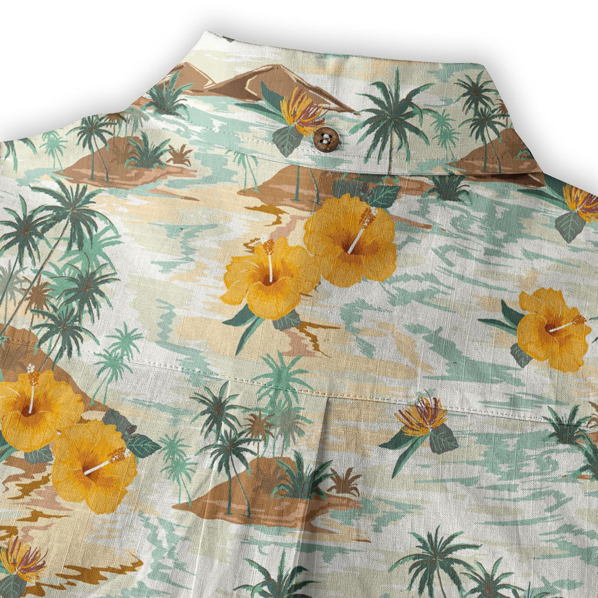 Ocean Animals Hawaiian Button Up Shirt, Sea Hawaii Shirt