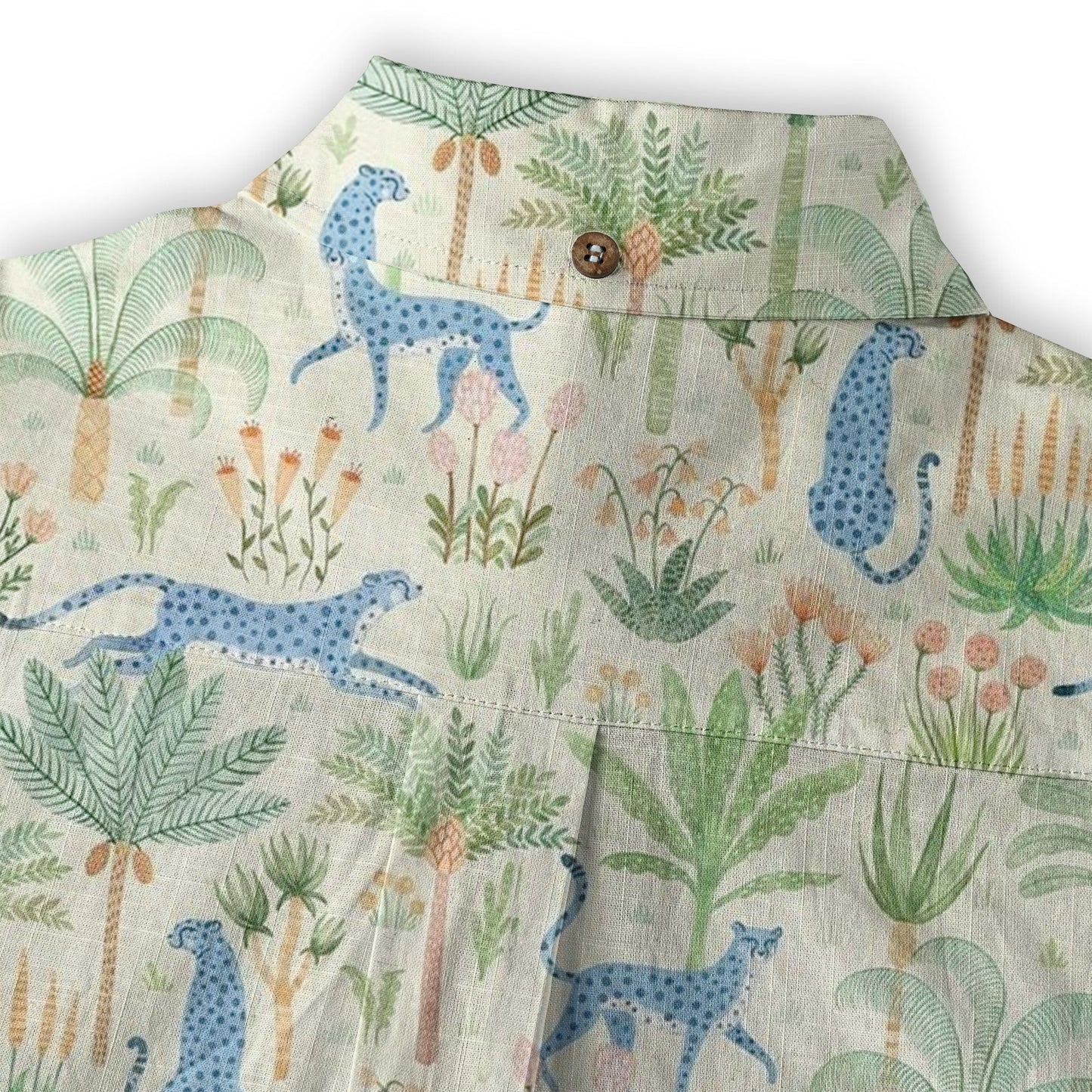 Tropical Fruits Aloha Hawaiian Button Up Shirt, Summer Beach Aloha Hawaii Shirt