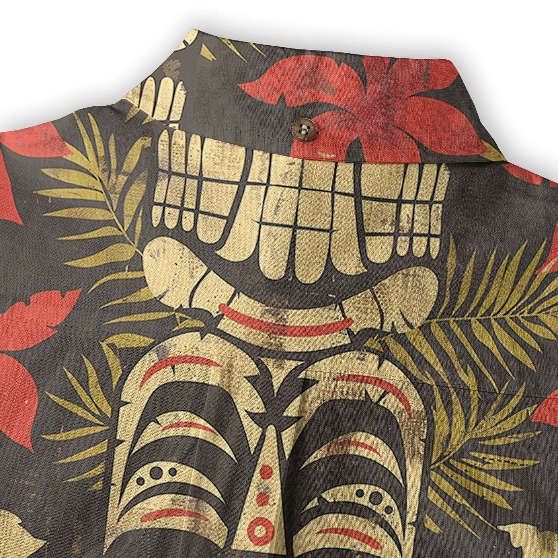 Retro Hibiscus Flowers Aloha Hawaii Shirt, Floral Hawaiian Button Up Shirt