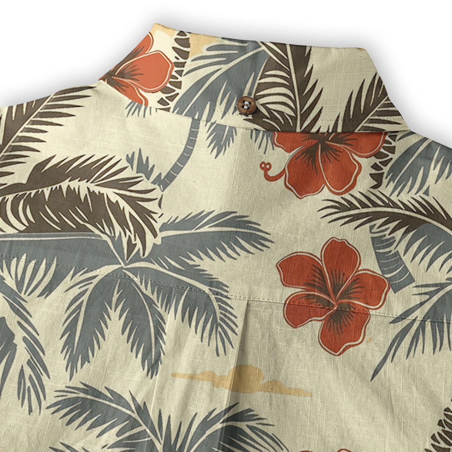 Retro Hibiscus Flowers Aloha Hawaii Shirt, Floral Hawaiian Button Up Shirt
