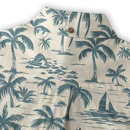 Retro Aloha Flowers Hawaii Shirt, Floral Hawaiian Button Down Shirt