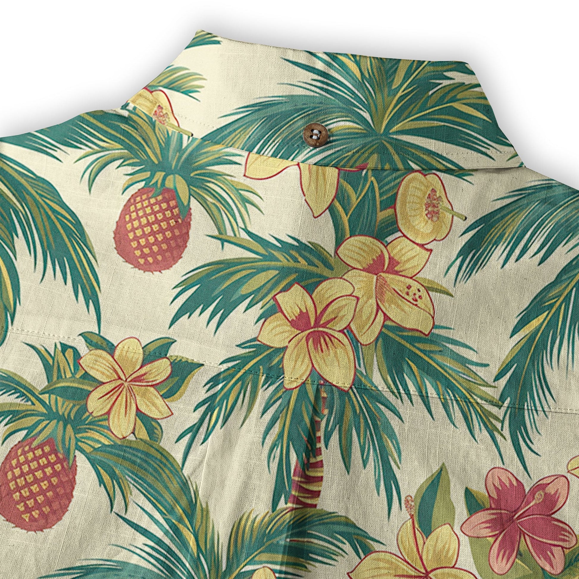 Retro Aloha Flowers Hawaii Shirt, Floral Pattern Hawaiian Shirt