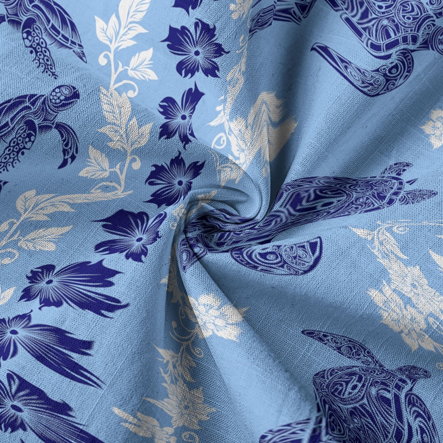 Sea Ocean Animals Women's Hawaiian Shirt, Ocean Fish Print