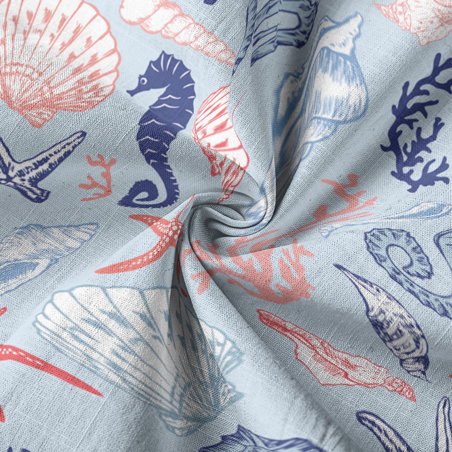 Ocean Animals Women's Hawaiian Shirt, Ocean Aloha Hawaiian Print