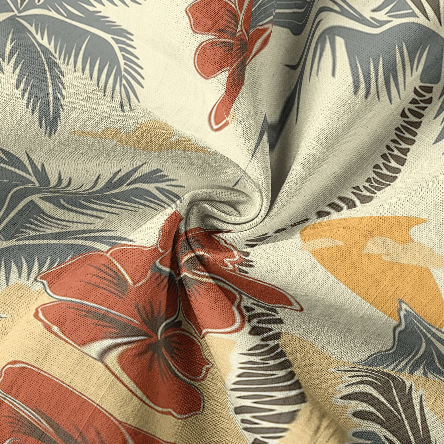Retro Hibiscus Flowers Aloha Hawaii Shirt, Floral Hawaiian Button Up Shirt