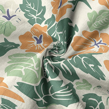 Retro Aloha Flowers Hawaii Shirt, Floral Hawaiian Button Down Shirt