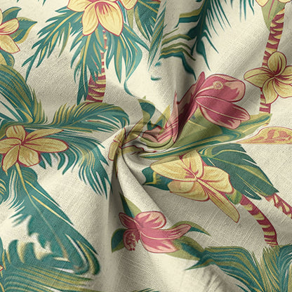Retro Aloha Flowers Hawaii Shirt, Floral Pattern Hawaiian Shirt