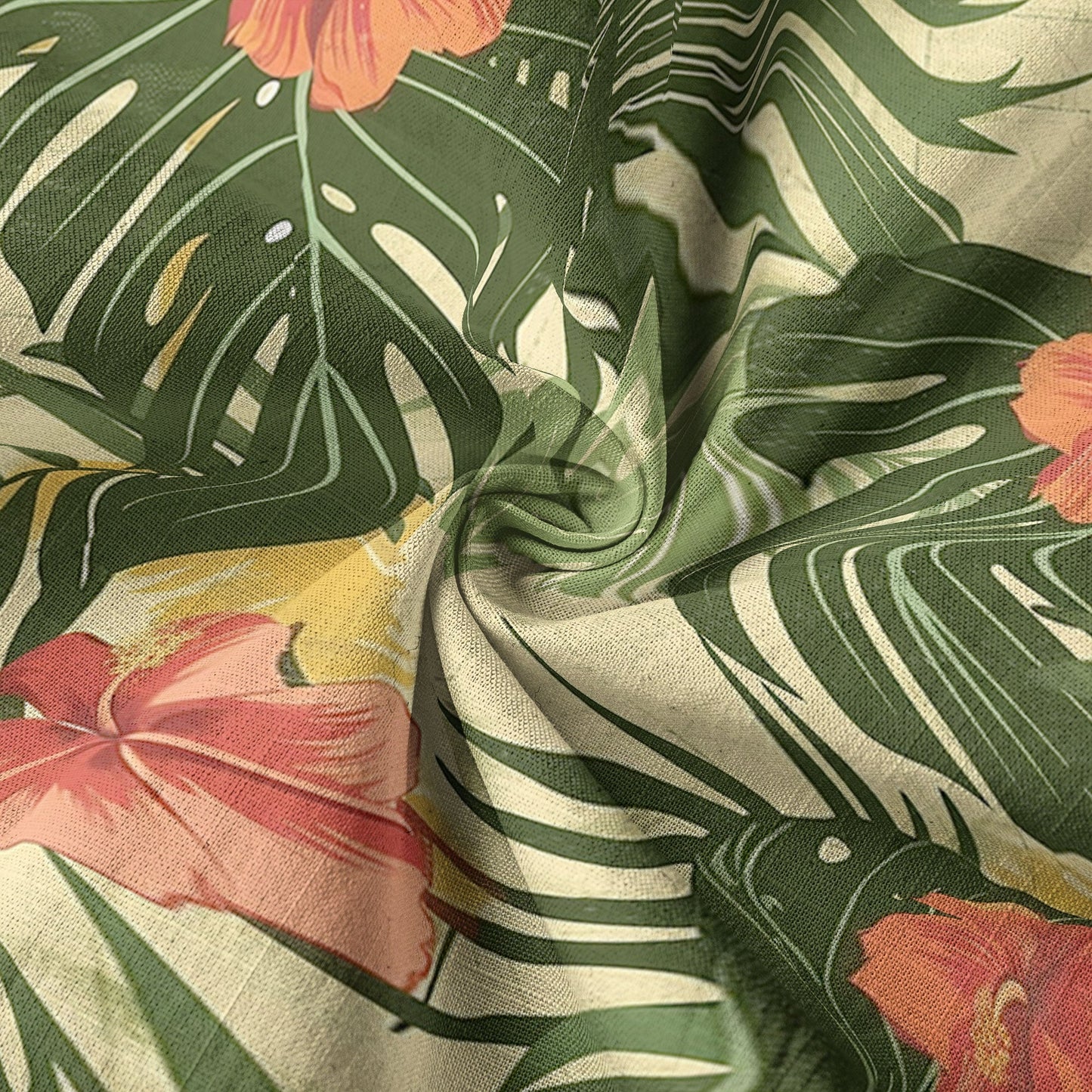Vintage Aloha Flower Hawaii Shirt, Floral Pattern Hawaiian Shirt for Men