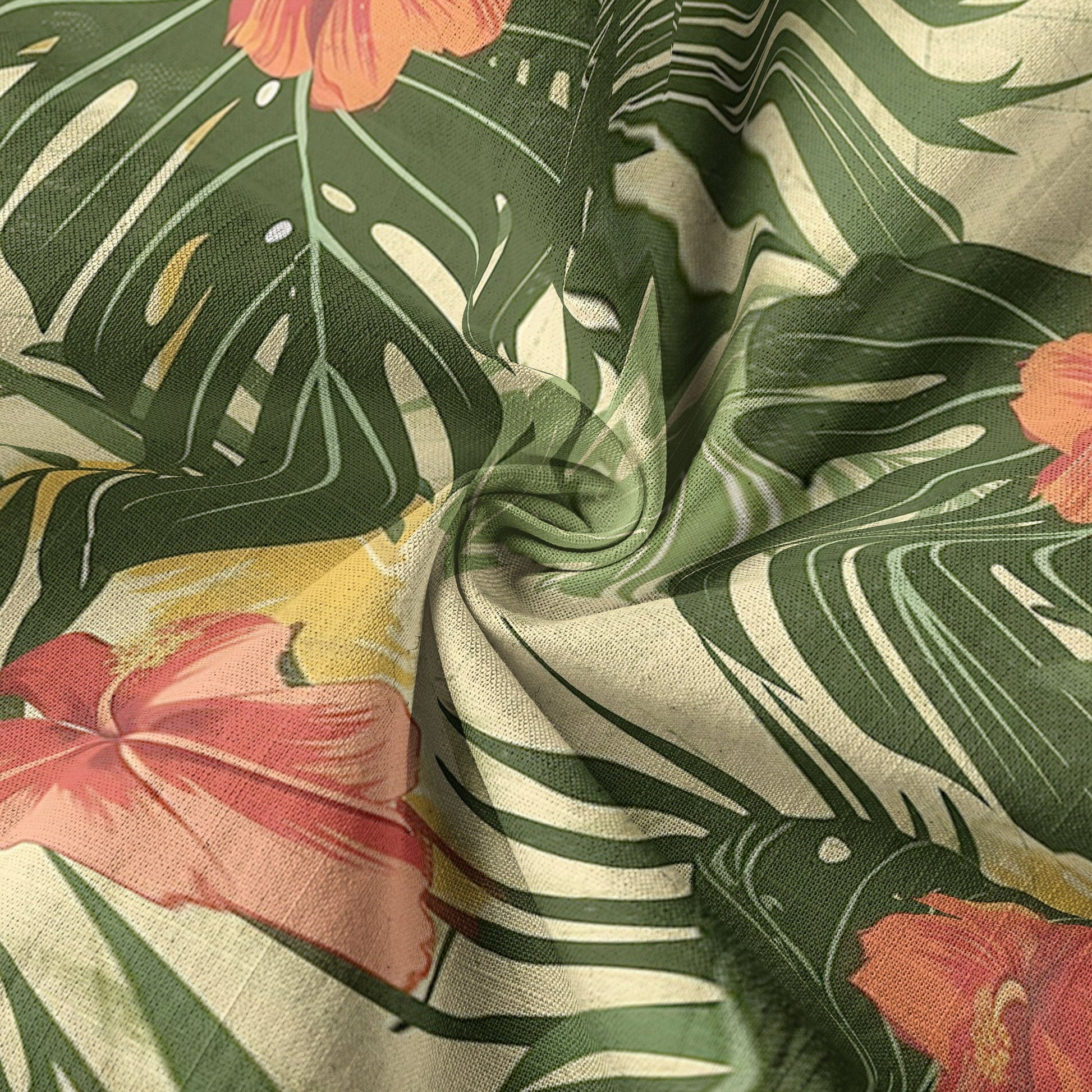 Vintage Aloha Flower Hawaii Shirt, Floral Pattern Hawaiian Shirt for Men