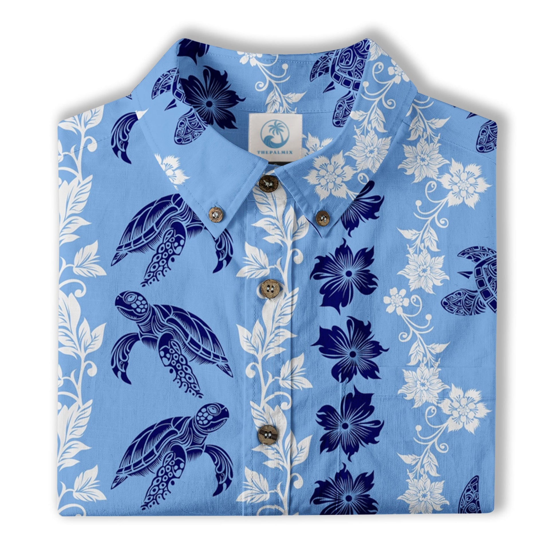 Sea Ocean Animals Women's Hawaiian Shirt, Ocean Fish Print