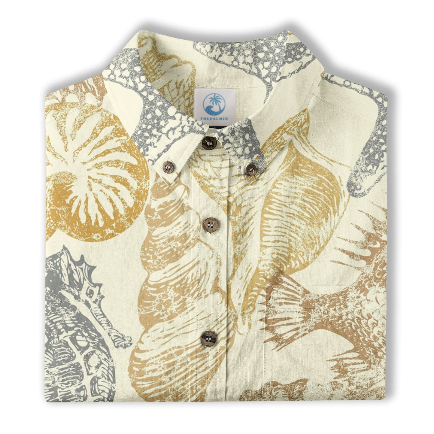 Ocean Animals Women's Hawaiian Shirt, Ocean Aloha Hawaiian Print