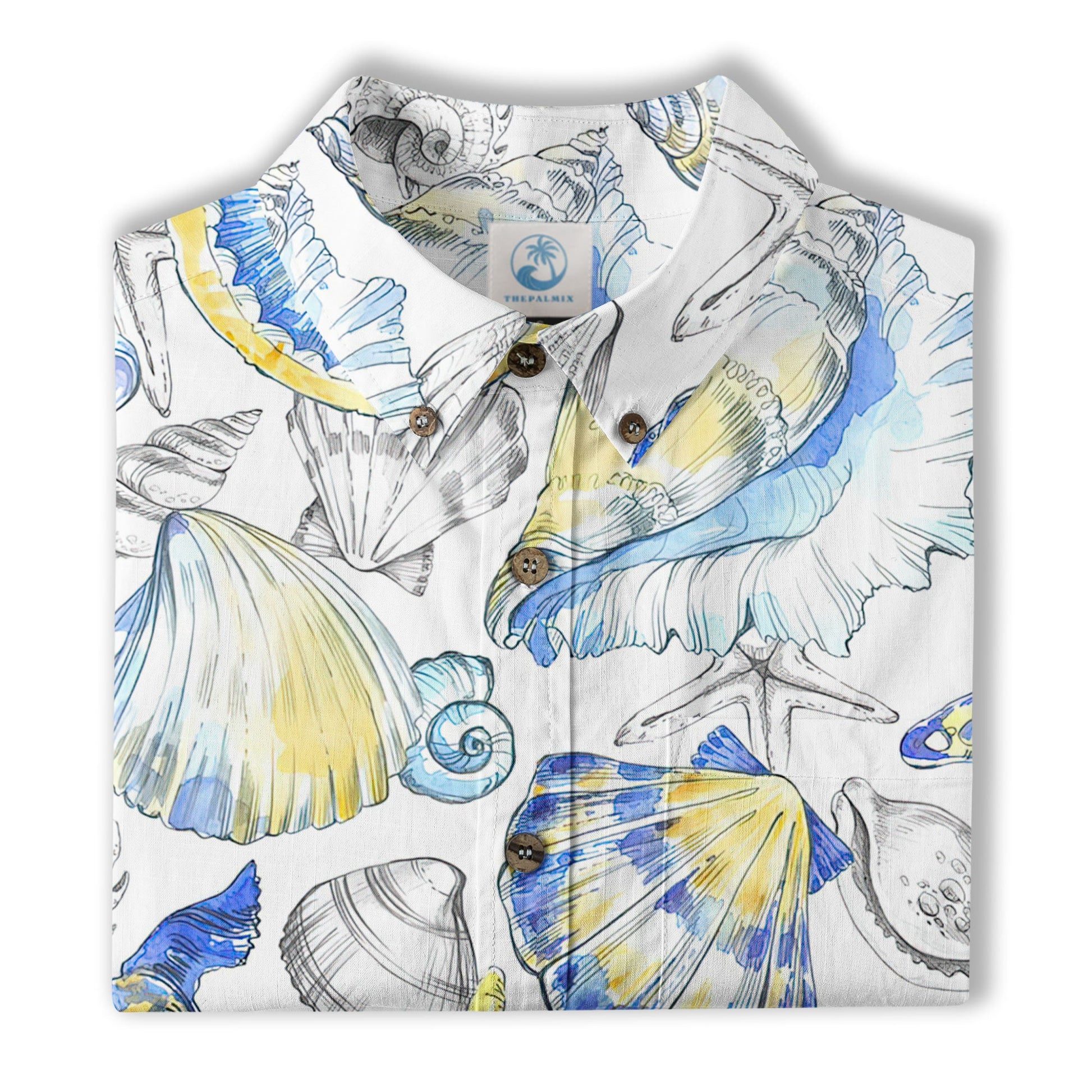 Ocean Animals Women's Hawaiian Shirt, Ocean Aloha Hawaiian Print