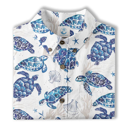 Turtle Beach Hawaiian Shirt, Aloha Summer Hawaii Shirt