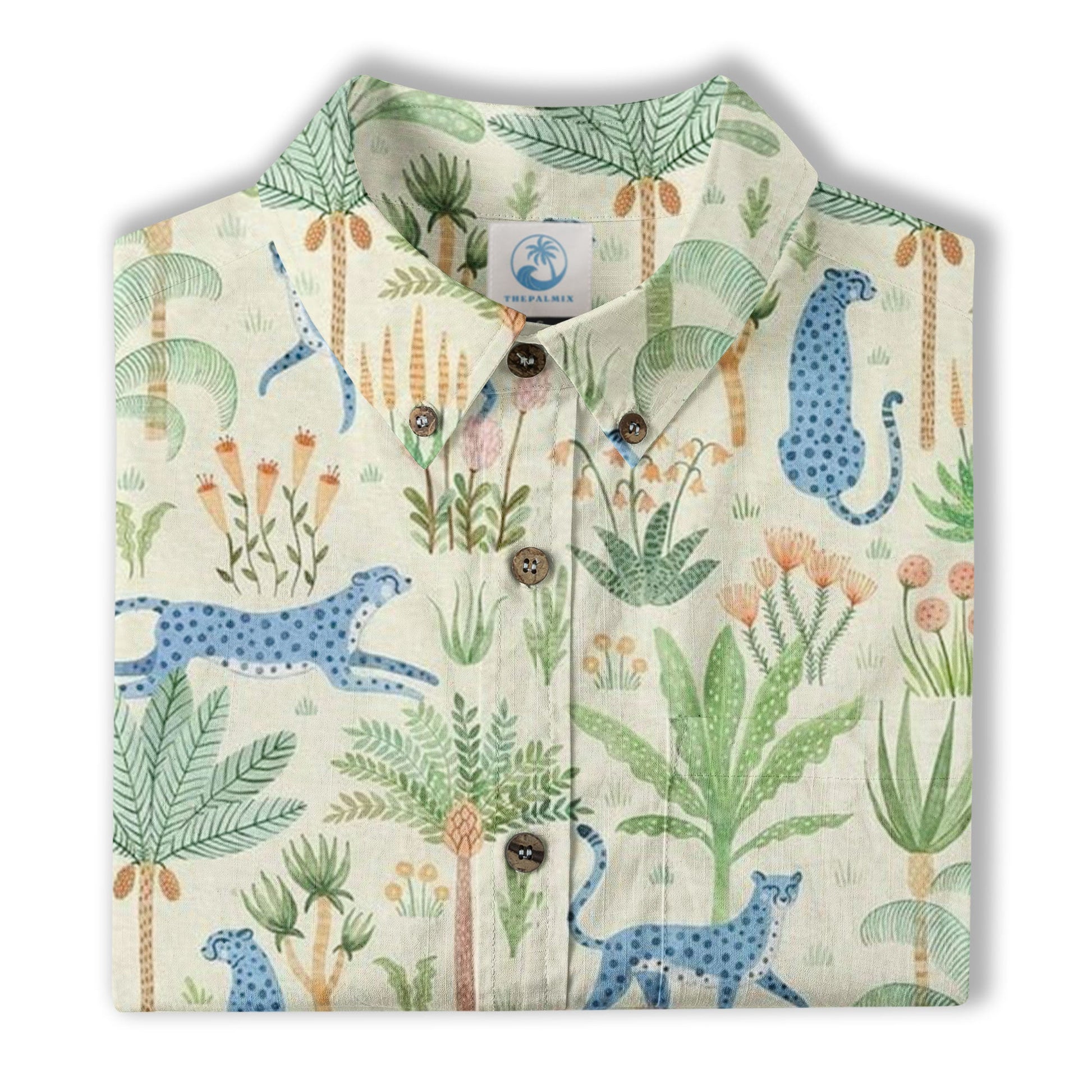 Tropical Fruits Aloha Hawaiian Button Up Shirt, Summer Beach Aloha Hawaii Shirt