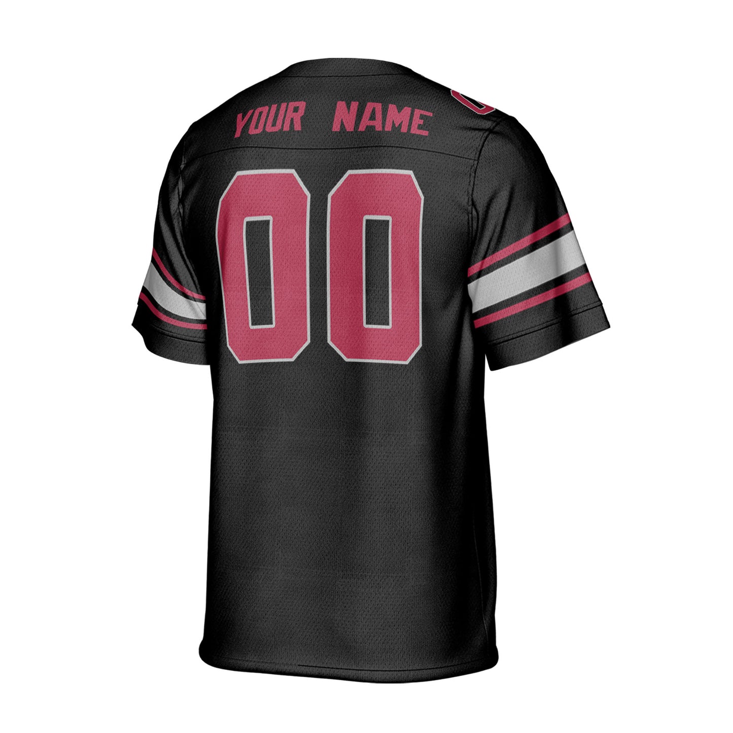 Personalize Football Team Name And Number Basic Black Jersey