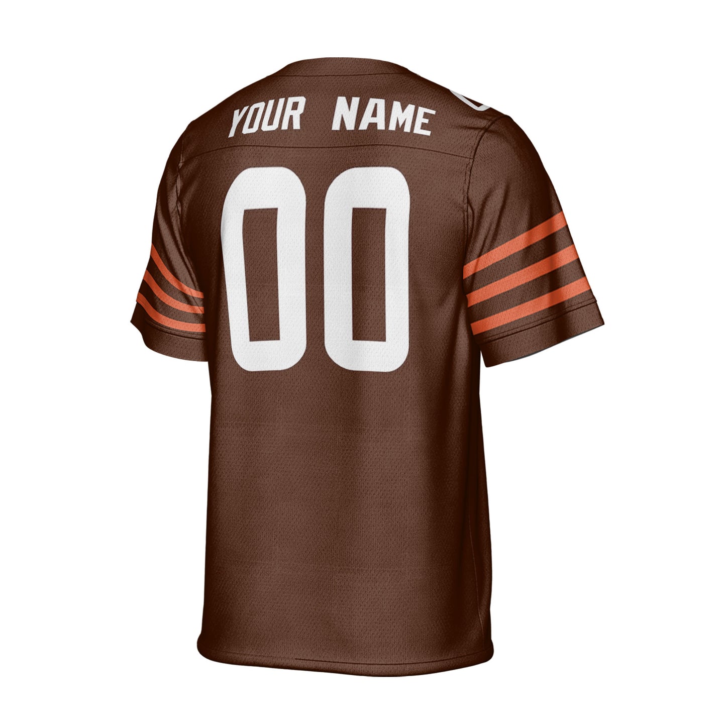 Personalize Football Team Vintage Awesome CB Style Brown Football Jersey