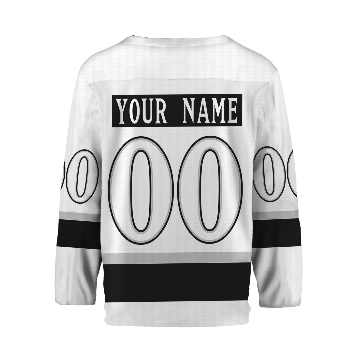 Personalize Hockey Team Name Sport White Hockey Jersey