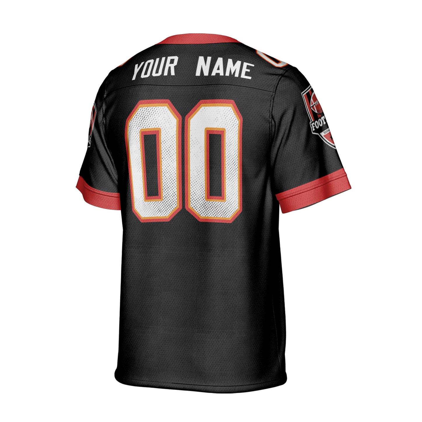 Personalize Vintage Team Name Jersey Black Football Jersey