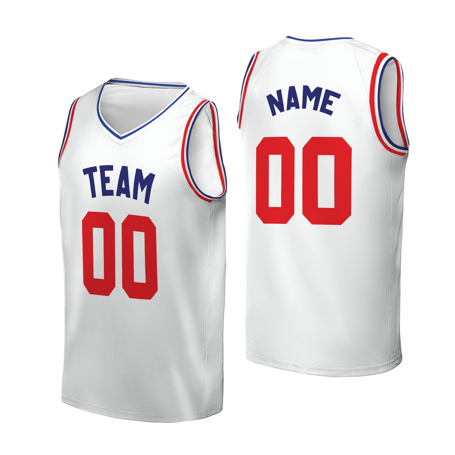 Custom Team White Basketball Jersey