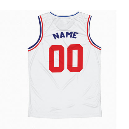 Custom Team White Basketball Jersey