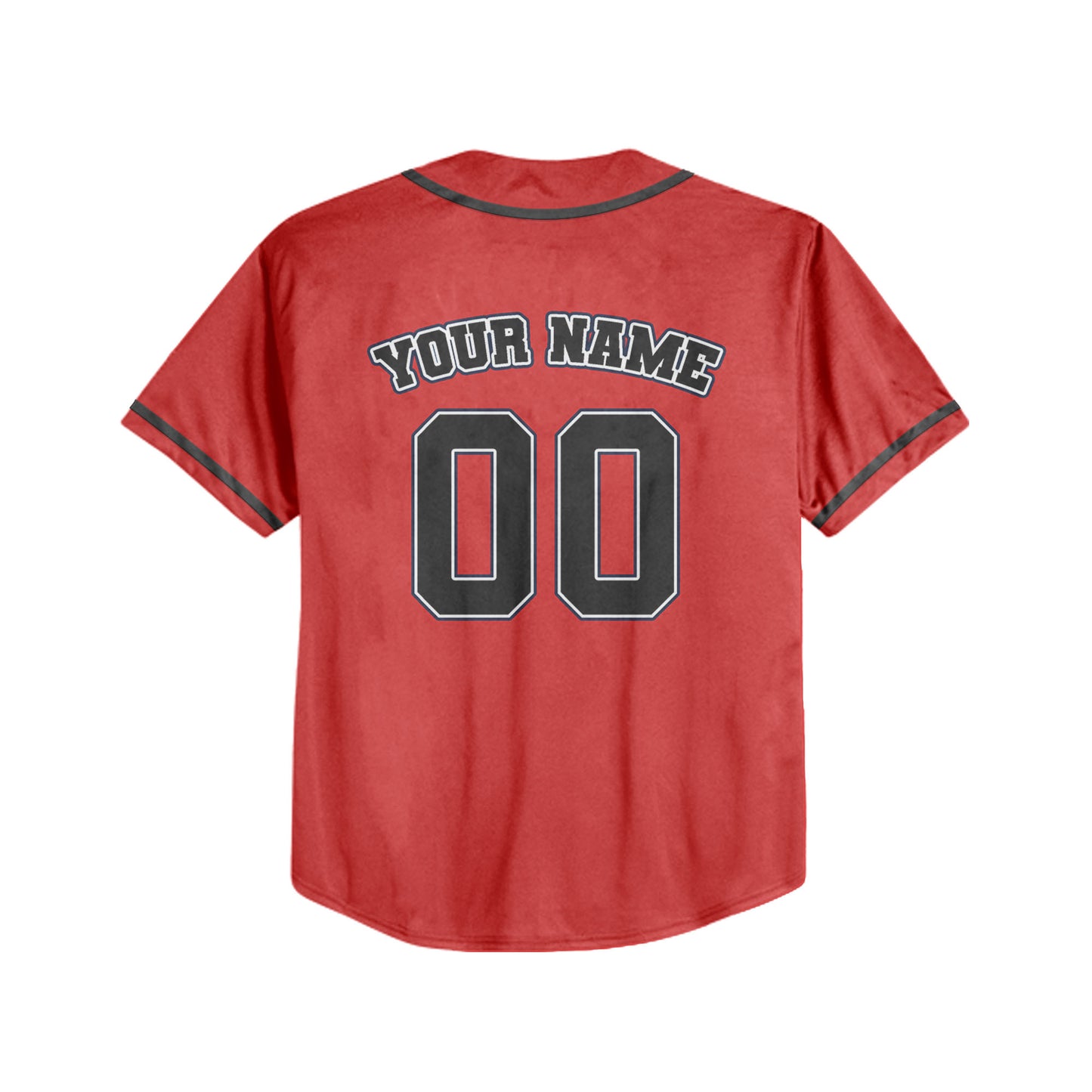 Personalized Name Custom Collection Red Color Baseball Jersey