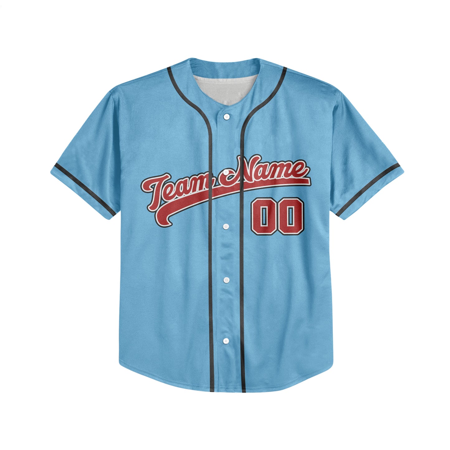 Personalized Team Name Awesome Custom Collection Blue Color Baseball Jersey
