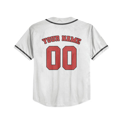 Personalized Team Name Awesome Custom Collection White Color Baseball Jersey