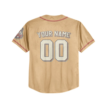 Personalized Vintage Team Name And Number Custom Collection Orange Baseball Jersey