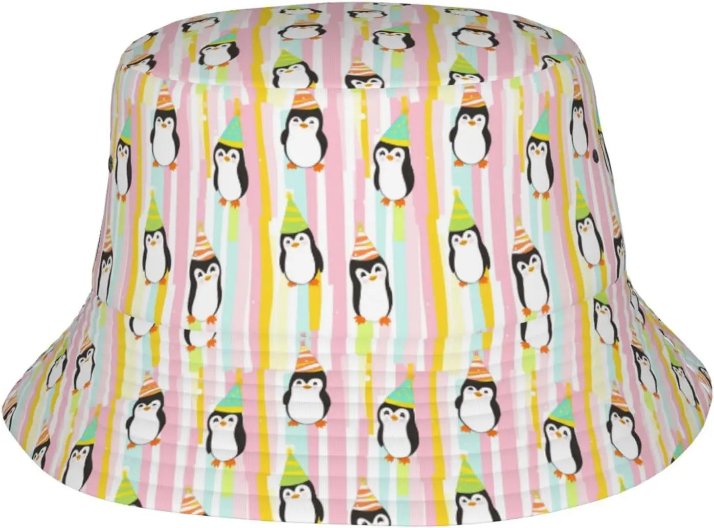 Shark Print Bucket Hat Ocean Animal Pattern Sun Hat