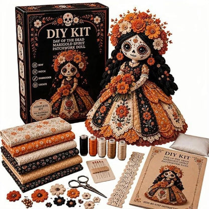 Halloween Patchwork Doll DIY Kit