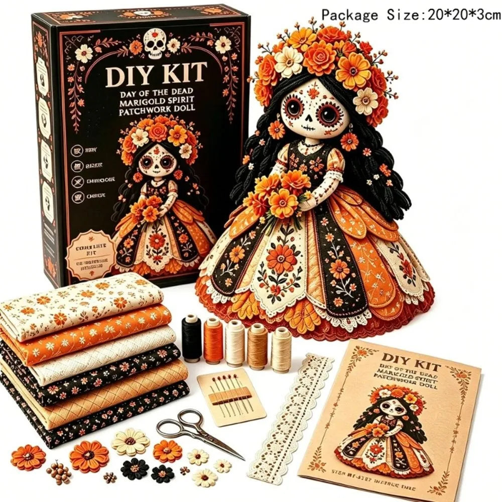 Halloween Patchwork Doll DIY Kit